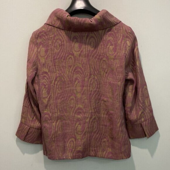 Vivian Shyn Gold flex Blazer size XL coat - Picture 9 of 12